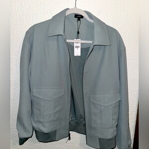 Dressy casual bomber jacket